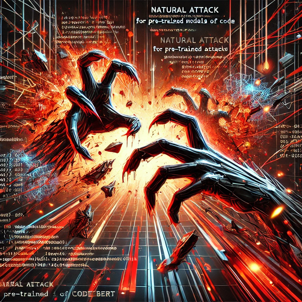 Natural Attack for Pre-trained Models of Code